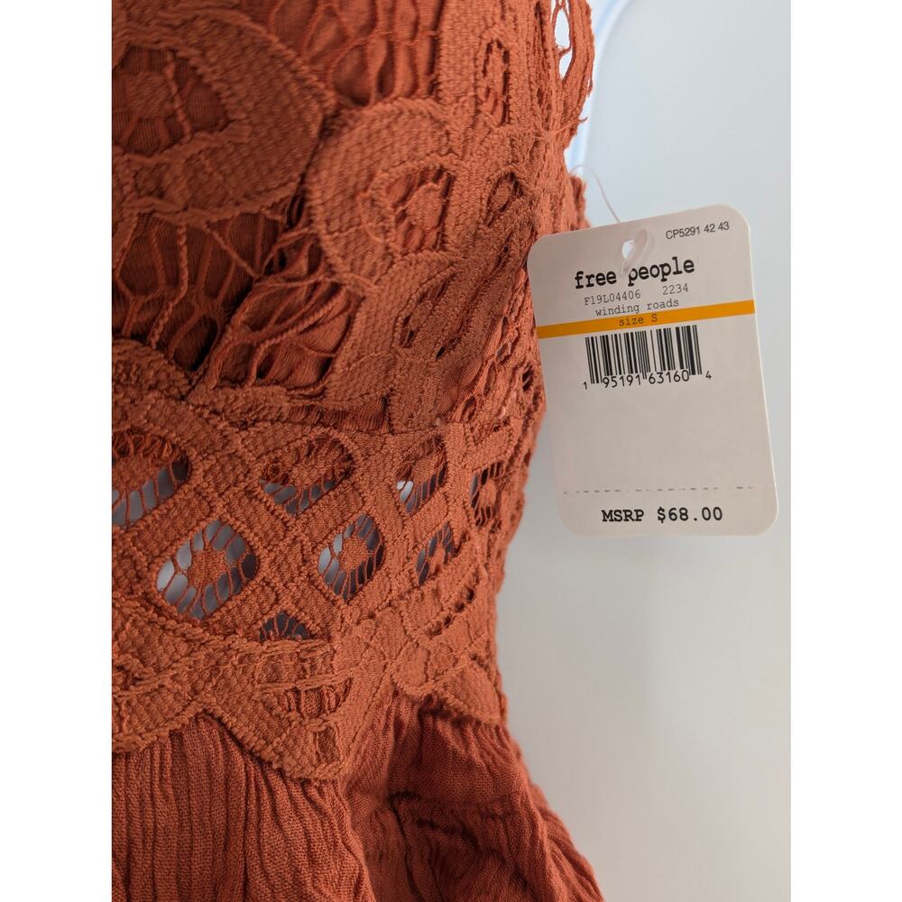 Free People Adella Lace Camisole Top Size Small - Picture 7 of 11